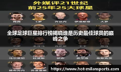 全球足球巨星排行榜揭晓谁是历史最佳球员的巅峰之争